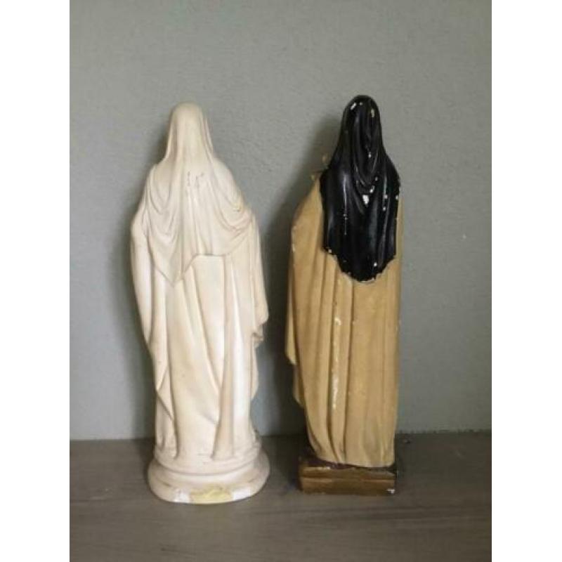 Antiek beeldje Heilige Theresia 30 cm Maria Antonius