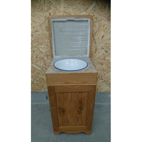 Brocante waskast uit Zweden / oude commode / kast