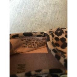 Schoentjes met panter print / leopard print mt 25