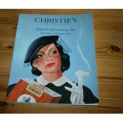 Christie's catalogi Emaille Reclameborden