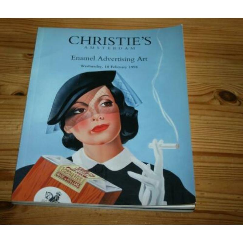 Christie's catalogi Emaille Reclameborden