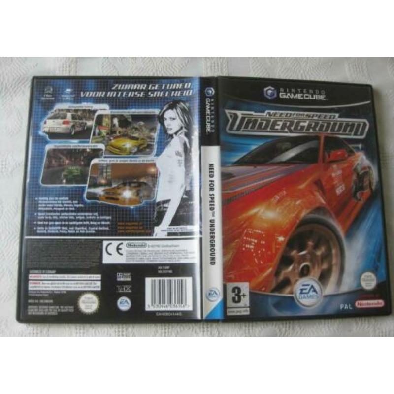 Game Nintendo Gamecube Need for Speed Underground