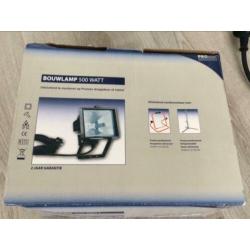 Bouwlamp 500w met statief merk Promax professional