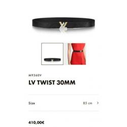 Louis Vuitton Belt - dames riem ORIGINEEL NIEUW! 90 cm