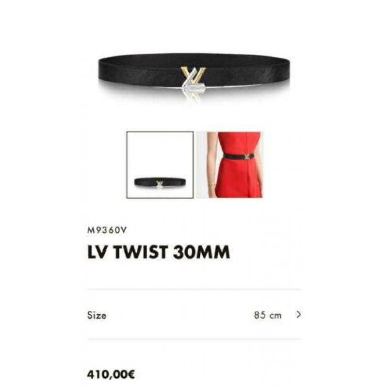 Louis Vuitton Belt - dames riem ORIGINEEL NIEUW! 90 cm