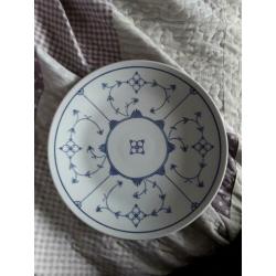 Blau blauw saks servies saksisch Jager Kahla Winterling