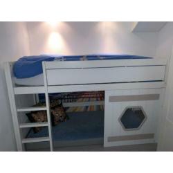 Hoogslaper lifetime kan ook laag bed van gemaakt worden!