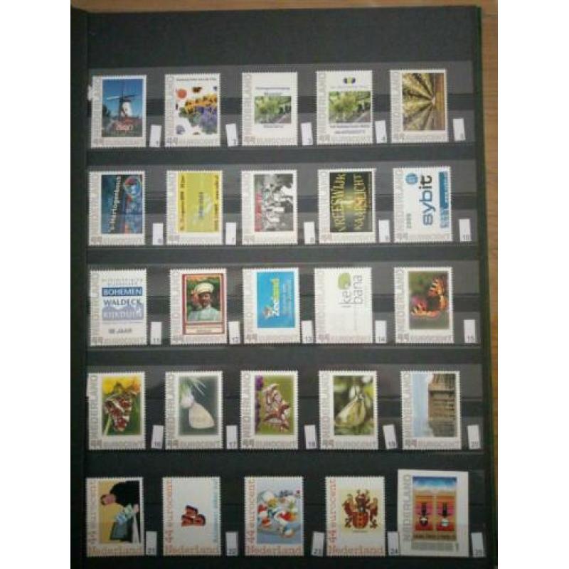 Persoonlijke postzegels ruilen (postfris)