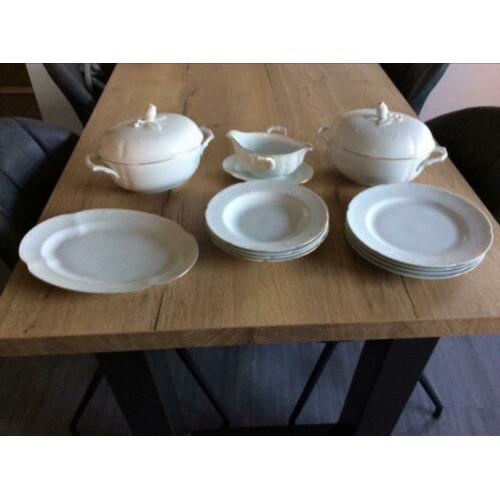 Diner servies. Kaiser. 4 pers. Ongeveer 50 jaar