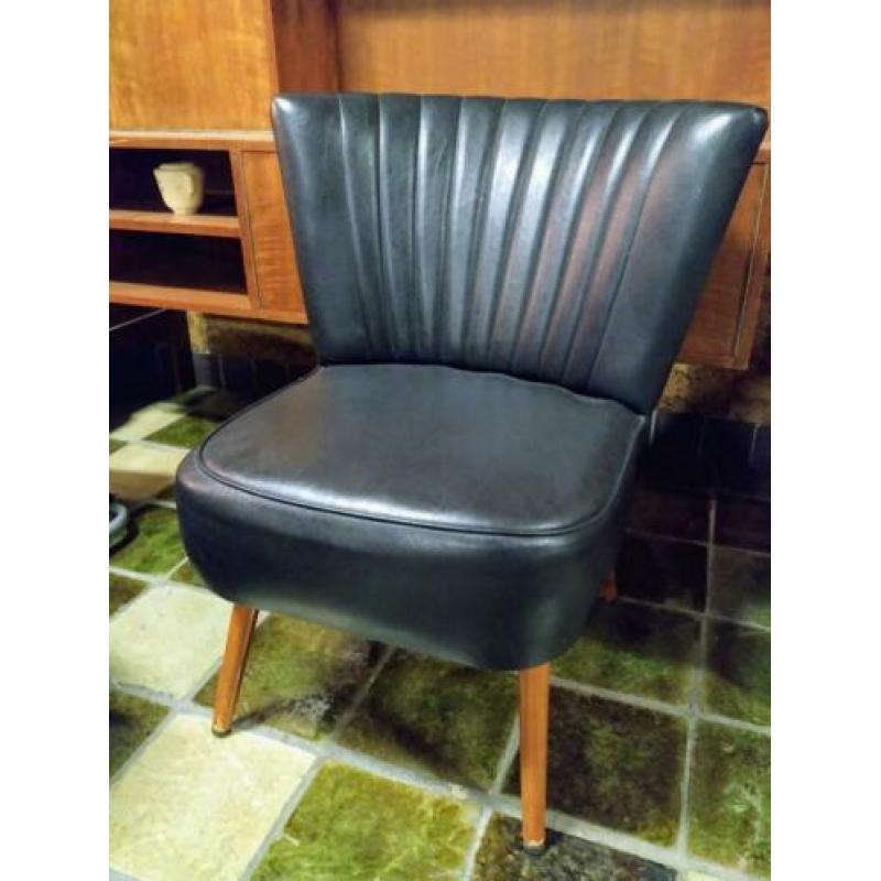 Retro vintage cocktail stoeltje / kuip stoel