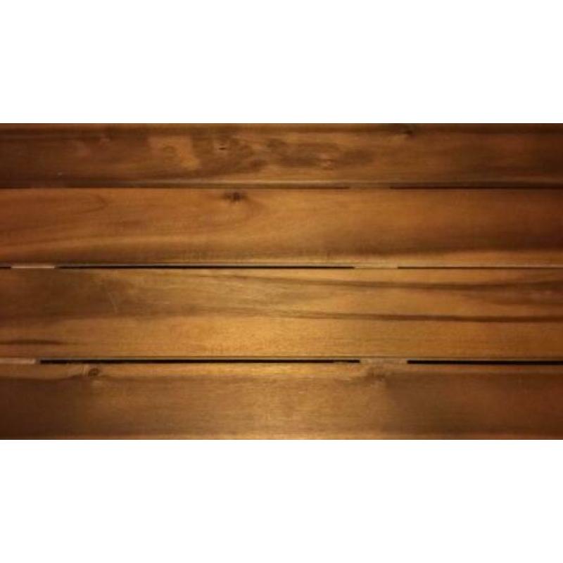 Kastje / TV meubel / dressoirtje wit met teak