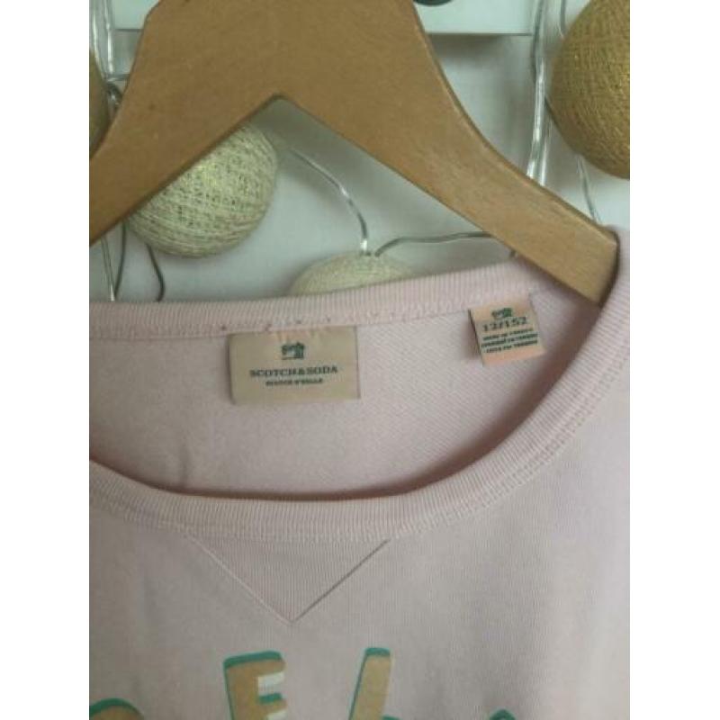 Scotch R’Belle lichtroze sweater maat 12/152