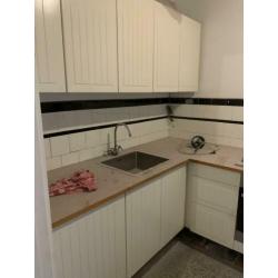 Ikea keuken met oven en gasplaat 5 pits Faktum Stat