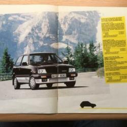 Autofolder/Brochure Suzuki Automobile 1985 8 pagina's