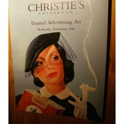 Christie's catalogi Emaille Reclameborden