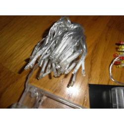 40 ledlampjes op batterij (wit of gekleurd)