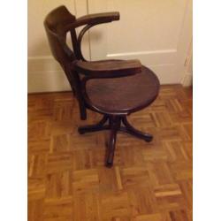 Thonet (-stijl) bureaustoel