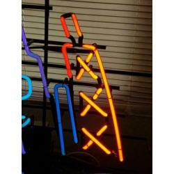 Vintage USA neon van het biermerk Lite beer (Bud bier)??