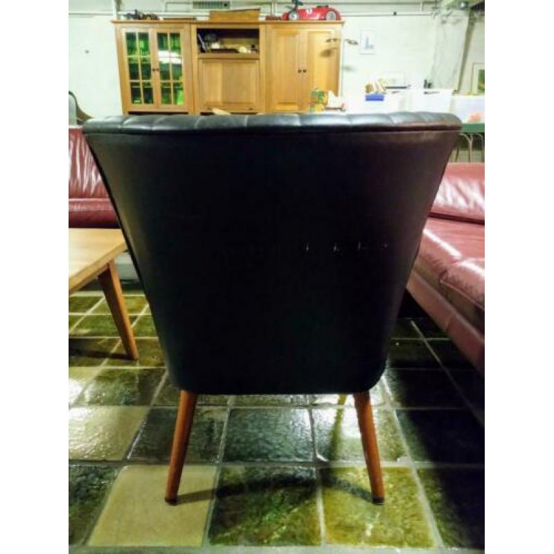 Retro vintage cocktail stoeltje / kuip stoel