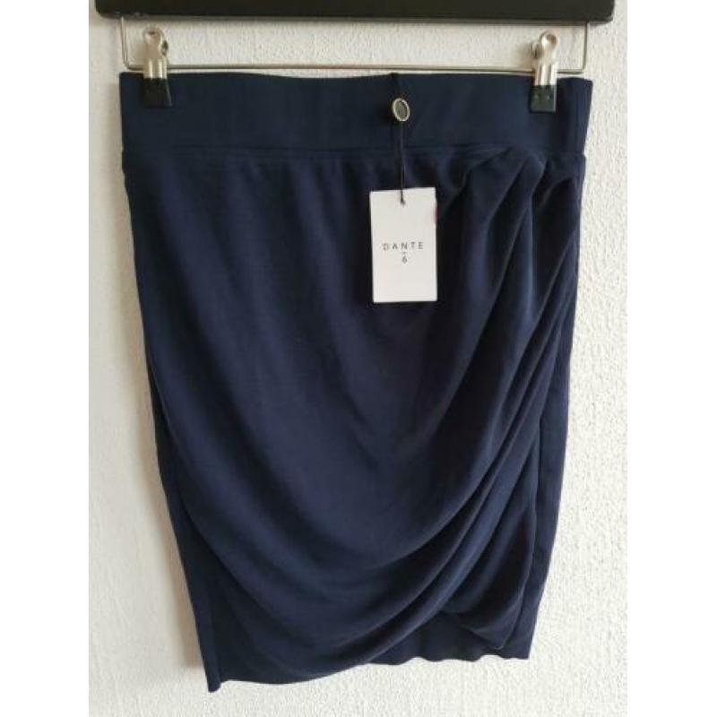 Nieuw twv 109 DANTE 6 blauw zacht rokje plooien 34