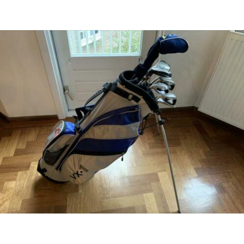 Complete golfset (linkshandig) + tas