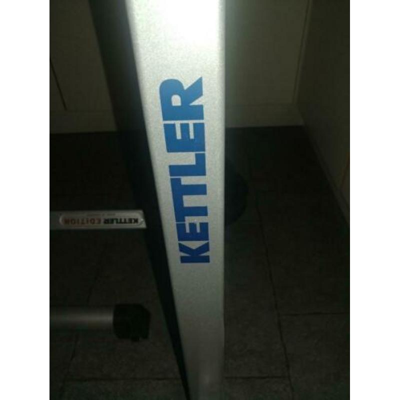 Kettler bankdruk bankje en gewichten + stang