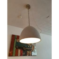 Betonnen hanglampen 2 stuks aan ketting