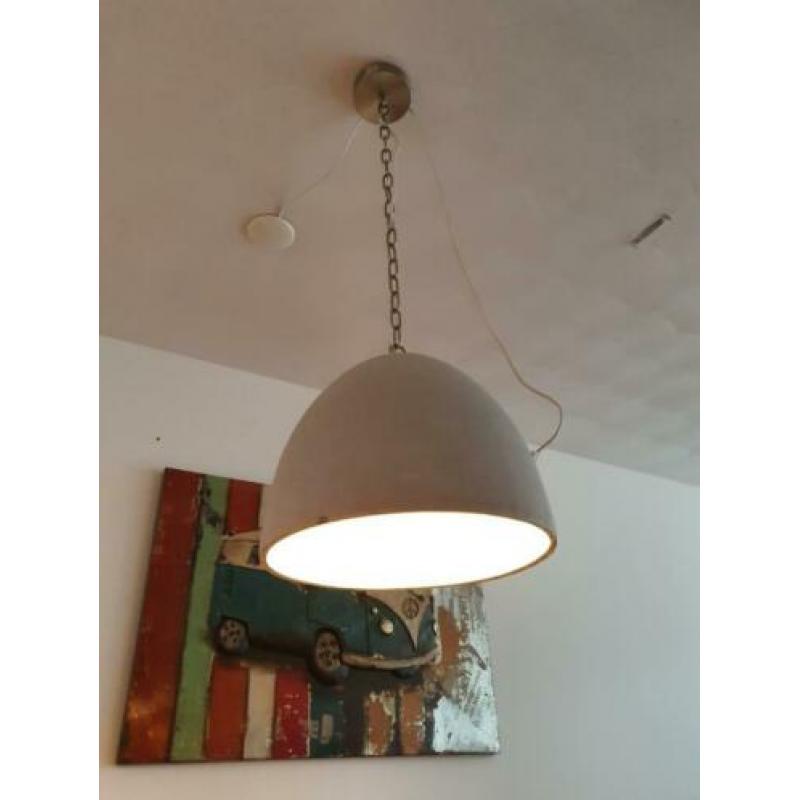 Betonnen hanglampen 2 stuks aan ketting