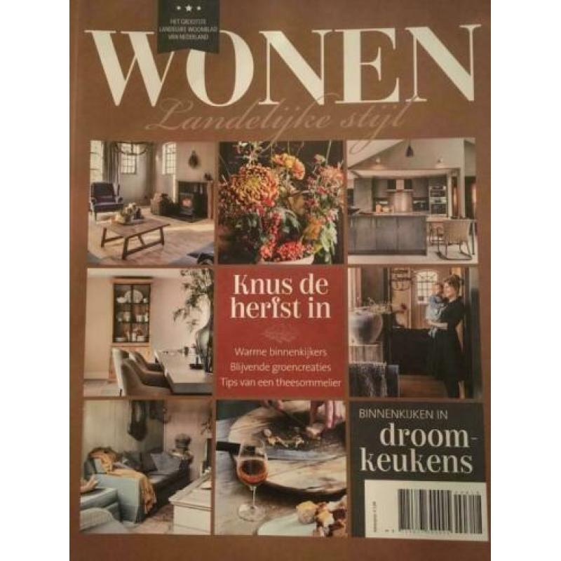 Wonen landelijke stijl tijdschriften