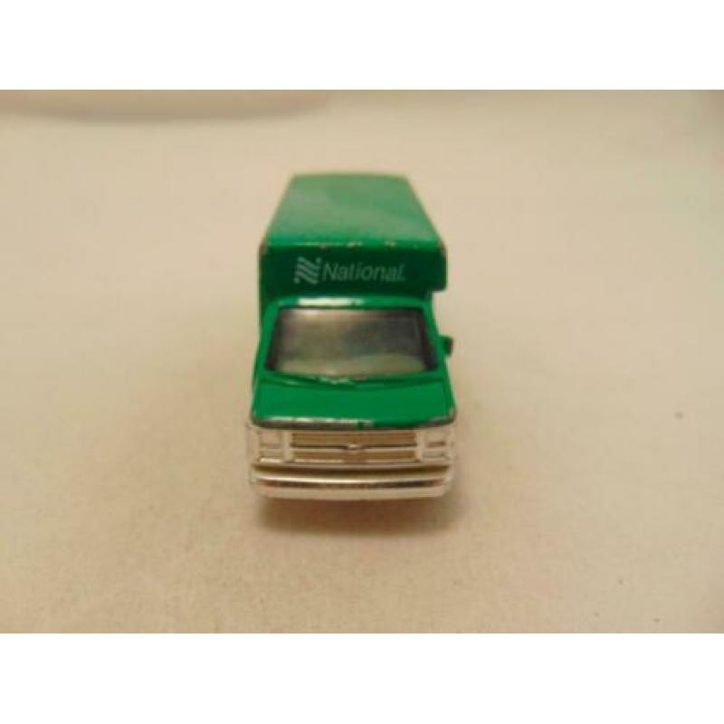 Chevrolet transporter bus National Car Rental Matchbox groen