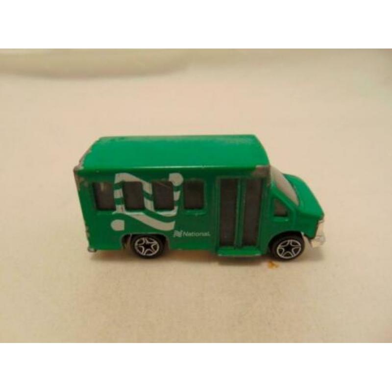 Chevrolet transporter bus National Car Rental Matchbox groen