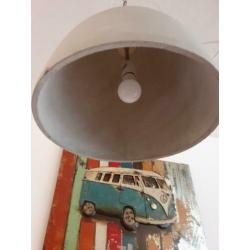 Betonnen hanglampen 2 stuks aan ketting