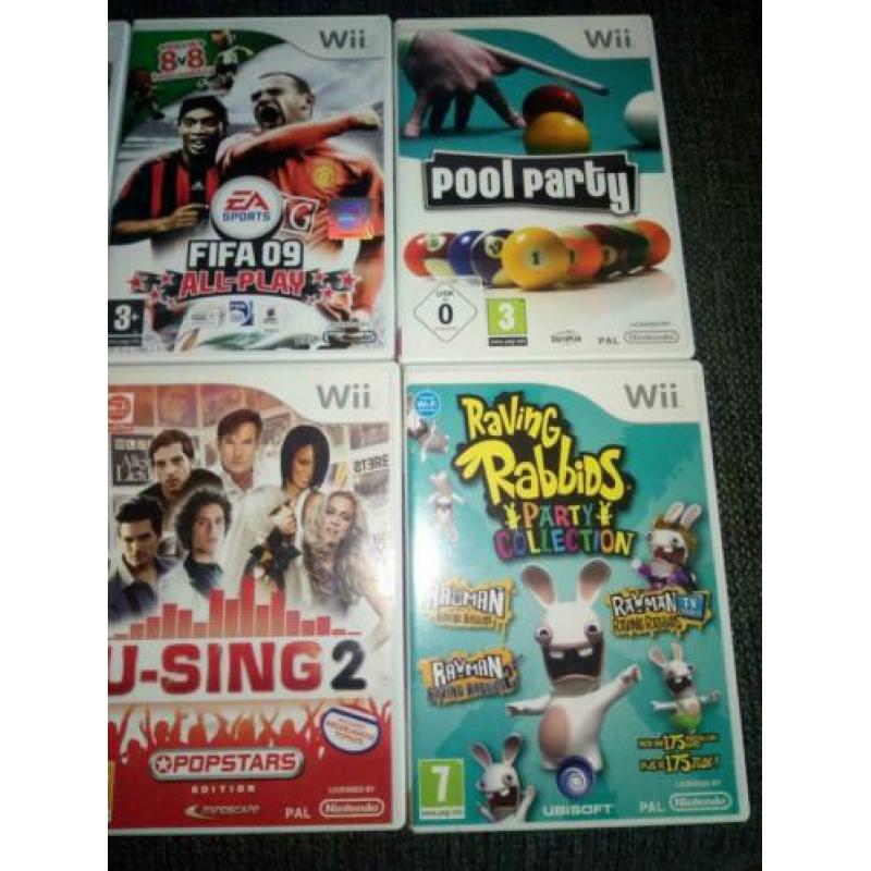 Koopje! 6 Wii spellen voor 5 euro verzameling collectie Nin