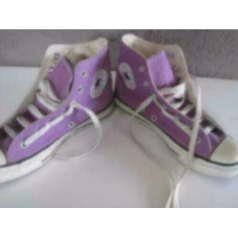 ALL STAR CONVERSE schoenen/gympen paars 37 zgan ea