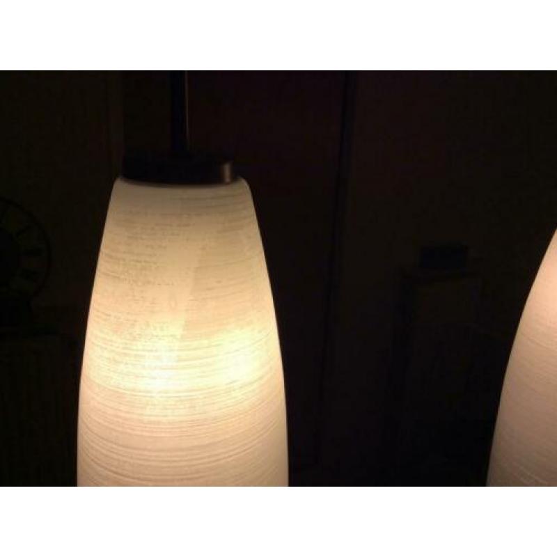 Hanglamp voor boven de eettafel was 229,- nu 25
