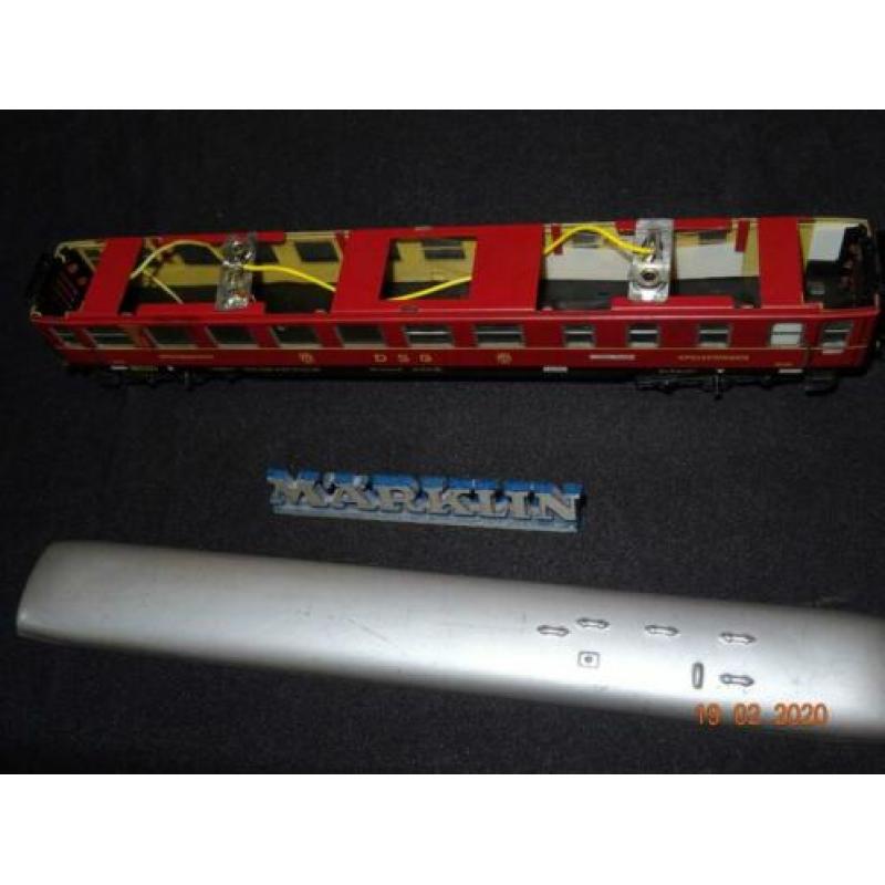 131=Marklin 4024-1 SPEISE wagen van de Duitse spoorwegen.