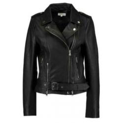 NIEUW Moss Copenhagen Piper leren jas maat S/M