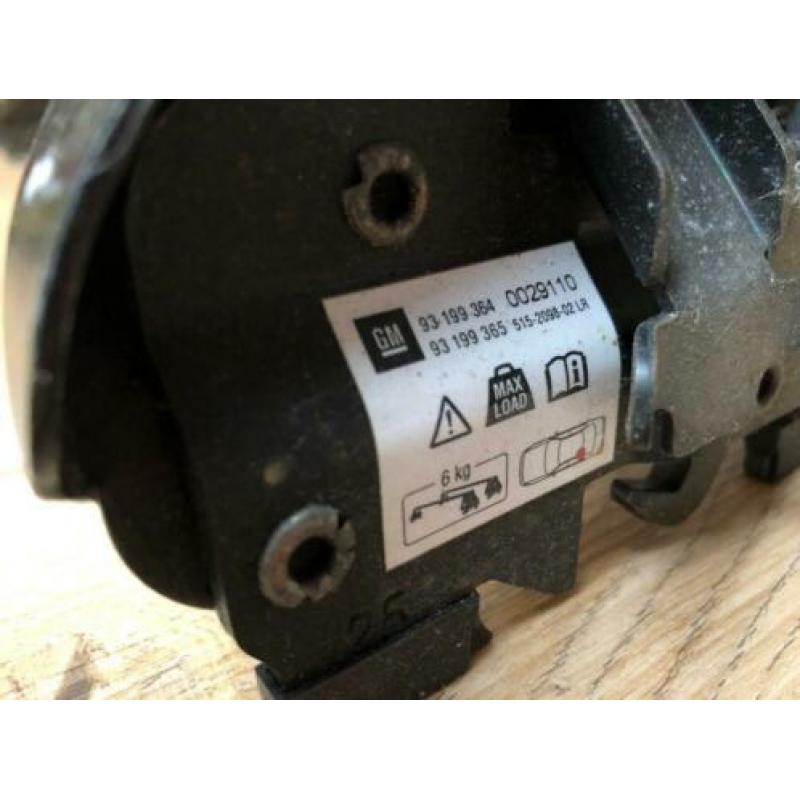 Set originele dakdragers voor Opel