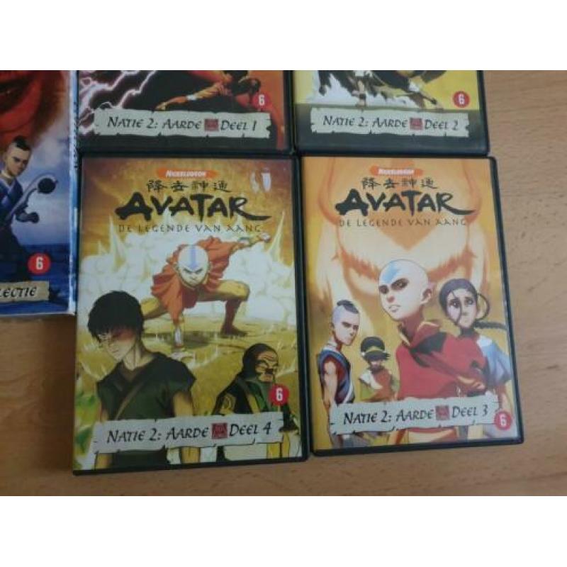 Avatar dvd water aarde natie 1 2 serie legende aang
