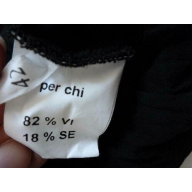 Per Chi Magic zwarte fluwelen top mt 36/ S