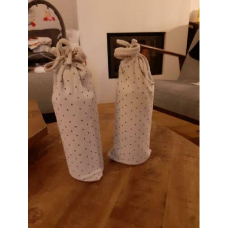 2 babykruiken aluminium met 2x2 zakken