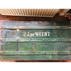 Dekenkist groen