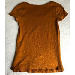 Nieuw t shirt shirt topje EDC by Esprit maat 36 Small bruin