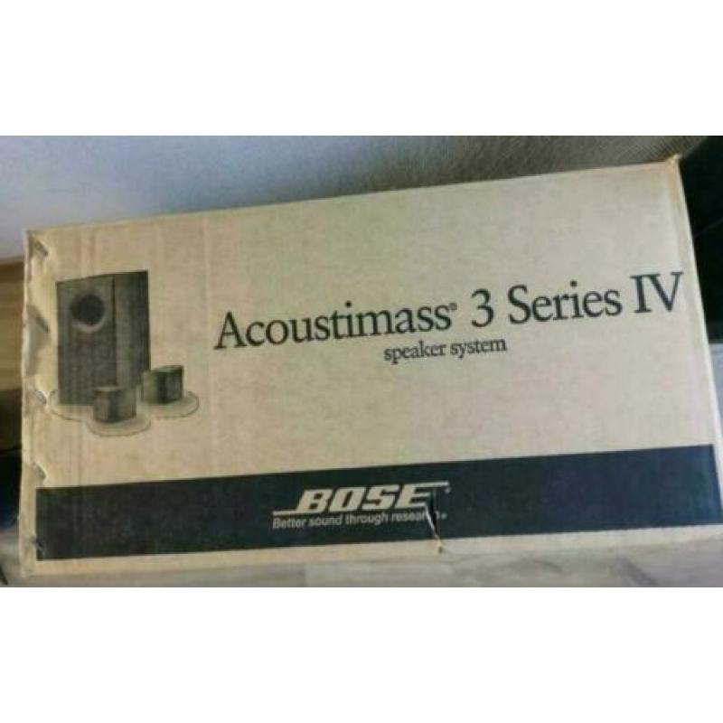 BOSE Acoustimass 3 serie IV NIEUW in de doos 2.1