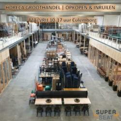 34x Francois Sermijn klapstoelen vintage bistro stoelen 294