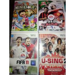 Koopje! 6 Wii spellen voor 5 euro verzameling collectie Nin