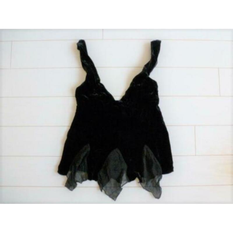 Per Chi Magic zwarte fluwelen top mt 36/ S