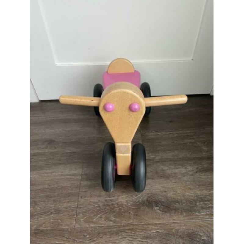 Van dijk toys houten loopfiets junior!