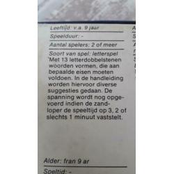 script-o-gram scrabble gezelschapsspel