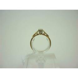 Ring goud met ca 20K diamant / Z6246